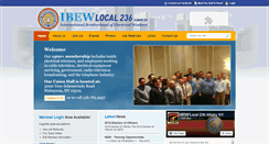 Desktop Screenshot of ibew236.org